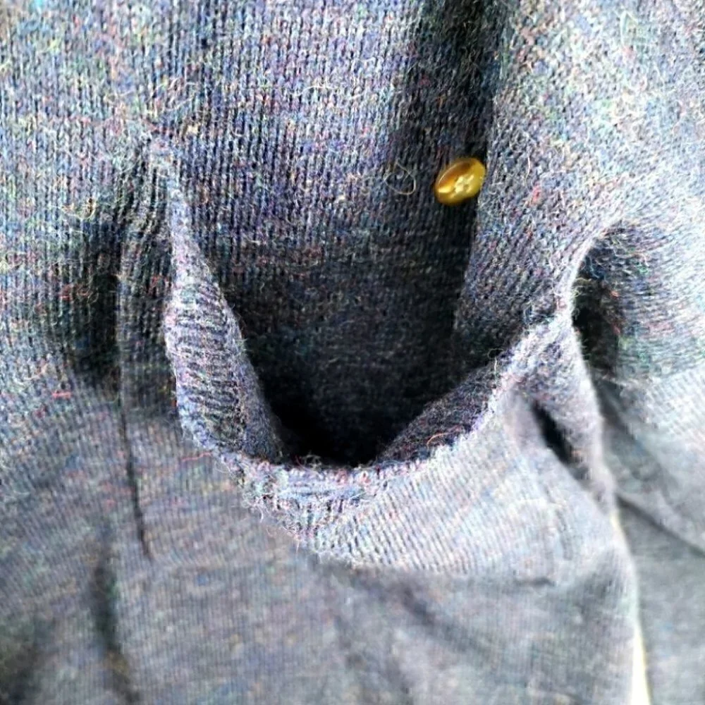 Boston Traders' Men's L Wool Blue Soft Sweater